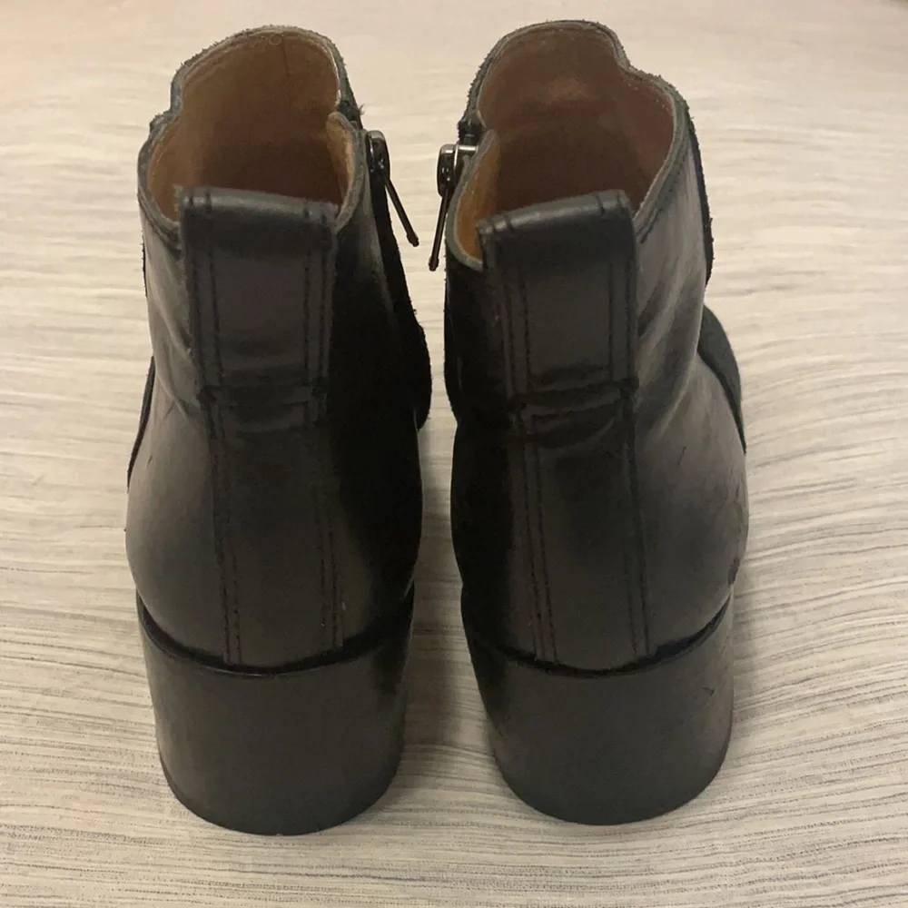 Madewell The Asher Boot in Suede & Leather, Black Sz 8.5 - Picture 8 of 12